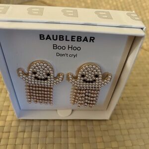 Baublebar pearl ghost earrings NWT